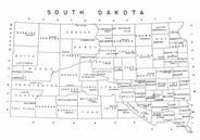South Dakota State Map, Minnehaha County 1957